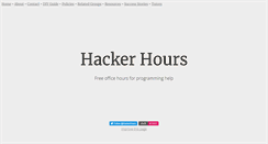 Desktop Screenshot of hackerhours.org